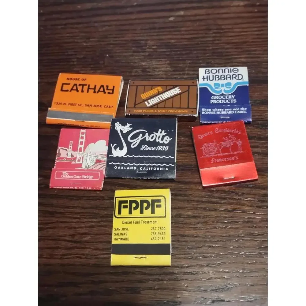 Vintage Bay‎ area matchbooks